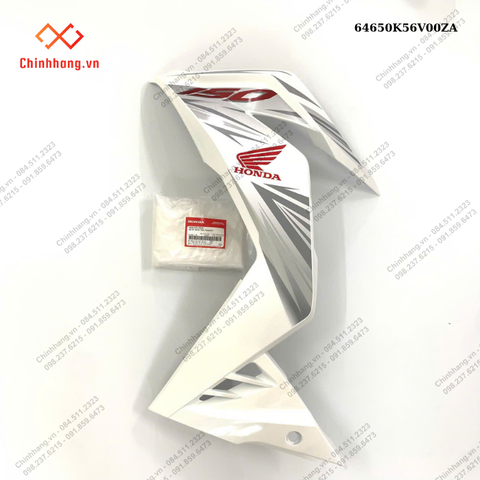 Bộ ốp yếm sau trái *NHB35P*-BỘ NHỰA WINNER THƯỜNG V1 MÀU TRẮNG