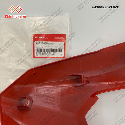 Bộ ốp trước trên *R389*-BỘ NHỰA WAVE 110 RSX 2023 ĐỎ ĐEN ĐĨA