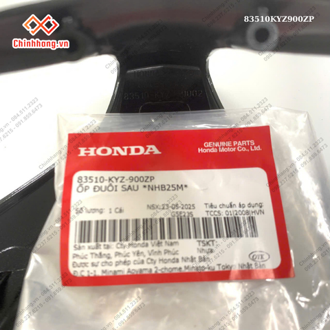 ốp đuôi sau *NHB25M*-BỘ NHỰA Future 125-2011-màu đen