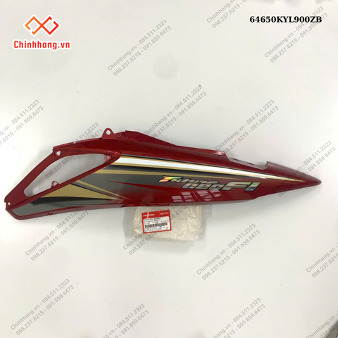 Bộ ốp sườn trái *R313C*-BỘ NHỰA FUTURE Neo FI 2008- màu ĐỎ