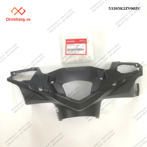 Nắp trước tay lái *NHA76*-BỘ NHỰA ABL160 BẢN ĐẶC BIỆT-XANH XÁM ĐEN 2022
