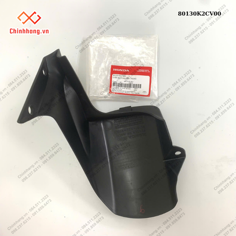 Chắn bùn sau bên trong-BỘ NHỰA Vision 2023 phiên bản thể thao,Màu Xám Xi Măng Đen