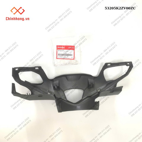 Nắp trước tay lái *NHA76*-BỘ NHỰA ABL160 BẢN ĐẶC BIỆT-XANH XÁM ĐEN 2022