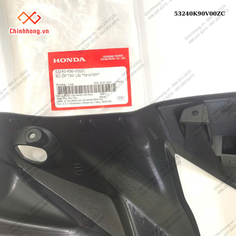 Bộ ốp tay lái *NHA76M*-BỘ NHỰA K90 WAVE RSX 110 2018 màu Đỏ