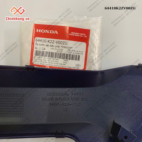 Ốp sườn sàn bên phải *PB421M*-BỘ NHỰA ABL160 BẢN ĐẶC BIỆT-XANH XÁM ĐEN-2022