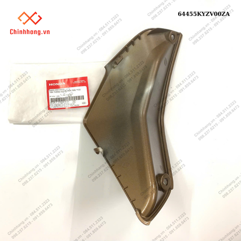 Tấm thông gió ốp yếm trái *Y20-BỘ NHỰA Future 125-2011-màu đen