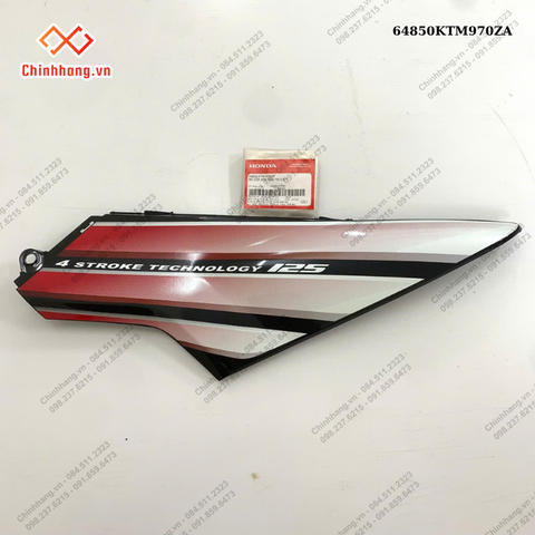 Bộ cốp bên trái *R313C*-BỘ NHỰA FUTURE Neo 125-2005- màu đỏ đậm