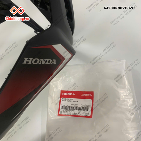 Bộ ốp trước *R340C*-BỘ NHỰA K90 WAVE RSX 110 2018 màu Đỏ