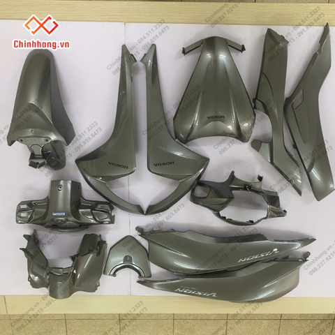 BỘ NHỰA VISION 2014-THANH LỊCH-MÀU XÁM