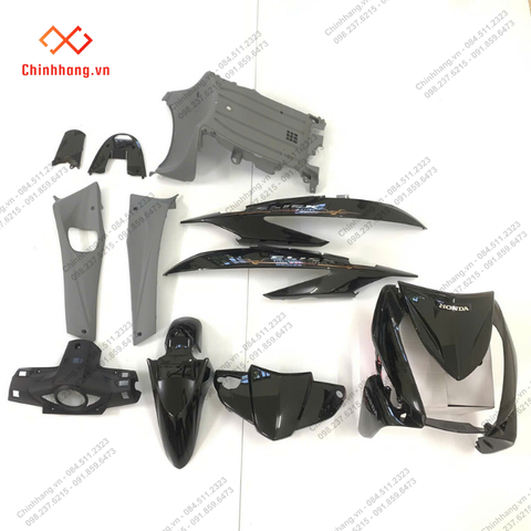 BỘ NHỰA MÀU BÓNG-BỘ NHỰA Click màu đen-2010