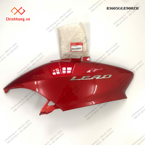 Bộ ốp sườn trái *R340C*-BỘ NHỰA Lead 110-2010,màu đỏ tươi