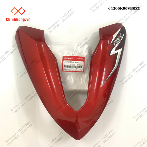 Bộ ốp mặt nạ trước *R340C*-BỘ NHỰA K90 WAVE RSX 110 2018 màu Đỏ