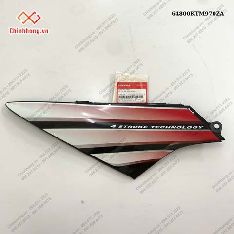 Bộ cốp bên phải *R313C*-BỘ NHỰA FUTURE Neo 125-2005- màu đỏ đậm