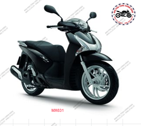 Bộ nhựa SH125cc đời 2012. Có 5 màu: Đen- Trắng- Đỏ-Xám ghi- Nâu ghi