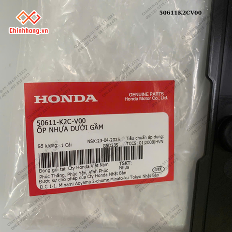 Ốp nhựa dưới gầm-BỘ NHỰA Vision 2023 phiên bản thể thao,Màu Xám Xi Măng Đen