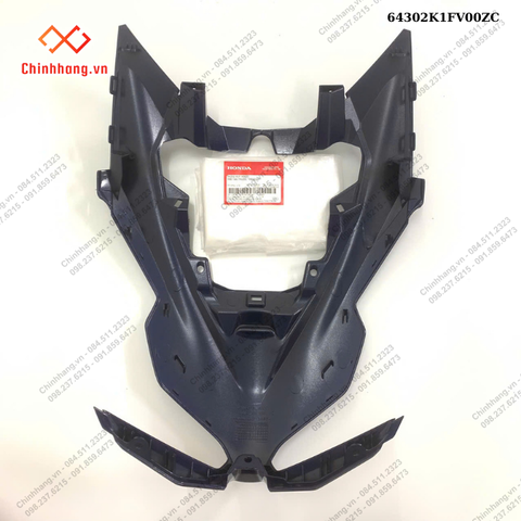 Mặt nạ trước *PB421M*-BỘ NHỰA ABL160 BẢN ĐẶC BIỆT-XANH XÁM ĐEN-2022