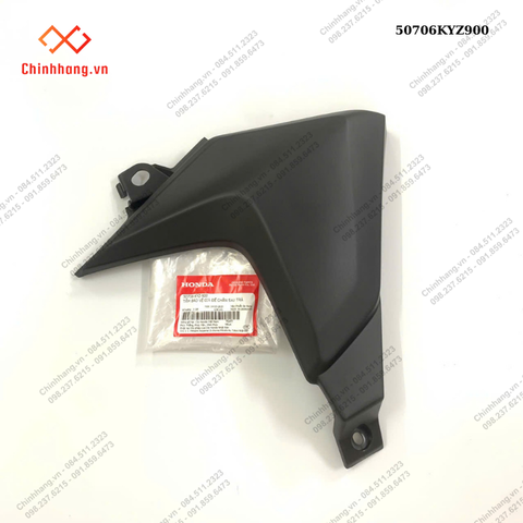 Tấm bảo vệ giá để chân sau trái-BỘ NHỰA Future 125-2011-màu đen