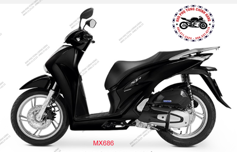 Bộ dàn áo SH150cc bản phanh CBS đời 2020-2021. Có 4 màu: Đen- Trắng-Xám-Đỏ