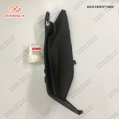 Tấm bắt sàn phải *NH-1*-BỘ NHỰA PCX-2012- màu NÂU ĐEN