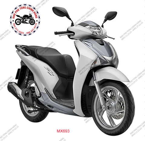 Bộ nhựa SH125cc đời (2016-2019). Có 6 màu: Xanh lục-Đen-Trắng- Bạc-Xanh lam- Đỏ