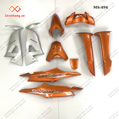 BỘ NHỰA MÀU BÓNG-BỘ NHỰA WAVE 100 2013-2016 CAM