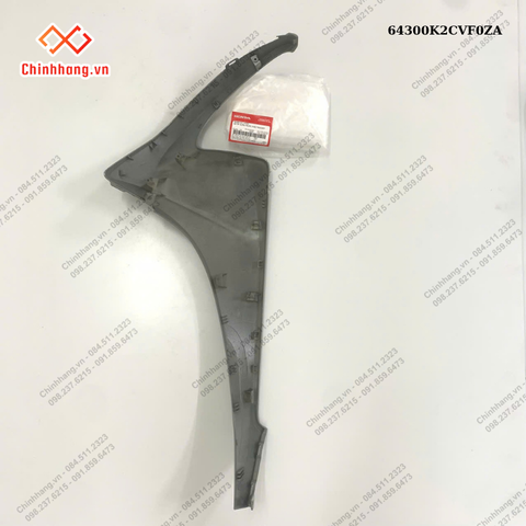 Bộ ốp sườn trước phải *NHC60P*-BỘ NHỰA Vision 2023 phiên bản thể thao,Màu Xám Xi Măng Đen