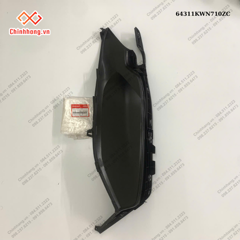 Tấm bắt sàn phải *NH-1*-BỘ NHỰA PCX-2012- màu NÂU ĐEN