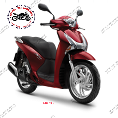 Bộ dàn áo SH125cc, SH150cc đời 2015. Có 5 màu: Xanh lục- Đen- Trắng- Xanh dương- Đỏ đô