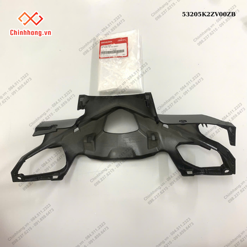 Nắp trước tay lái *NHB25*-BỘ NHỰA ABL160 BẢN ĐẶC BIỆT-XANH XÁM ĐEN-2022