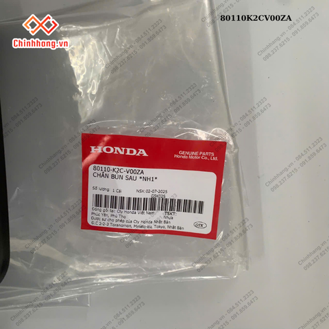 Chắn bùn sau *NH1*-BỘ NHỰA Vision 2023 phiên bản thể thao,Màu Xám Xi Măng Đen