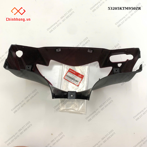 Nắp trước tay lái *R313C*-BỘ NHỰA FUTURE Neo 125-2005- màu đỏ đậm