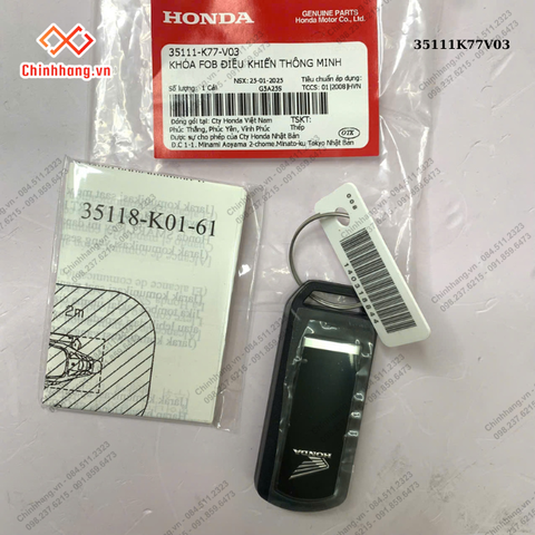 Khóa FOB điều khiển thông minh Sh 125 / 150