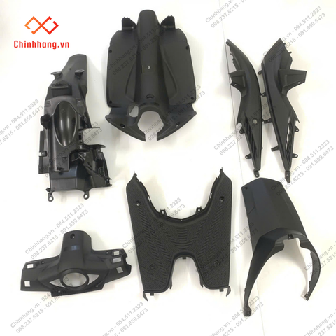 BỘ NHỰA ĐEN NHÁM-BỘ NHỰA Click màu đen-2010