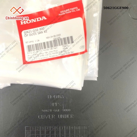 ốp dưới sàn xe-BỘ NHỰA Lead 110-2010,màu đỏ tươi