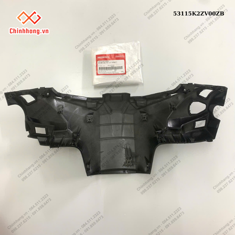 Bộ nắp sau tay lái *NHB25*-BỘ NHỰA ABL160 BẢN ĐẶC BIỆT-XANH XÁM ĐEN-2022