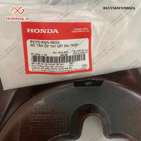 Bộ tấm ốp tay dắt sau *R350*-BỘ NHỰA PCX-2012- màu NÂU ĐEN