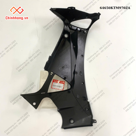 Bộ ốp yếm trái *R313C*-BỘ NHỰA FUTURE Neo 125-2005- màu đỏ đậm