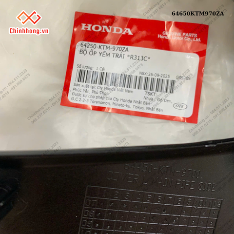 Bộ ốp yếm trái *R313C*-BỘ NHỰA FUTURE Neo 125-2005- màu đỏ đậm