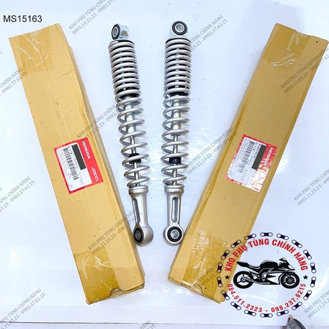 Cặp giảm xóc sau WAVE ALPHA nhỏ máy trắng