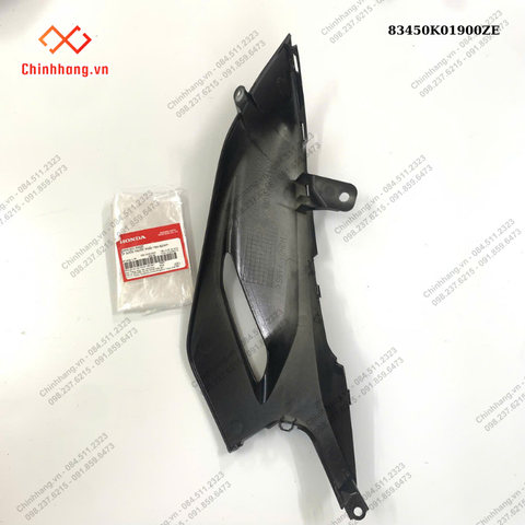 Ốp sườn trước phải *NH-B25M*-BỘ NHỰA SH 150-2012 MÀU ĐEN