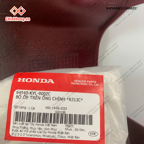 Bộ ốp trên ống chính *R313C*-BỘ NHỰA FUTURE Neo FI 2008- màu ĐỎ