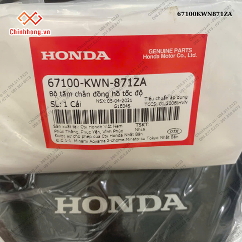 Bộ tấm chắn đồng hồ tốc độ-BỘ NHỰA PCX-2012- màu NÂU ĐEN