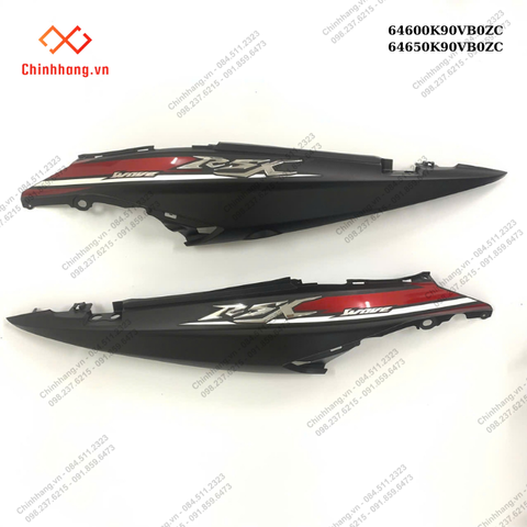 Bộ ốp sườn trái phải*R340C*-BỘ NHỰA K90 WAVE RSX 110 2018 màu Đỏ