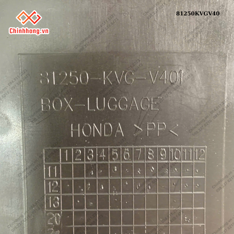 Hộp chứa đồ | Cốp xe Air Blade 110 (Béo)