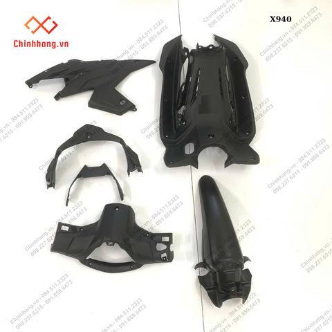 BỘ NHỰA ĐEN NHÁM-BỘ NHỰA WAVE 110 RSX 2023 ĐỎ ĐEN ĐĨA