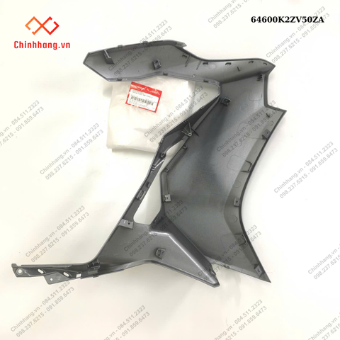 Mặt nạ trước trái *TYPE2*-BỘ NHỰA ABL160 BẢN ĐẶC BIỆT-XANH XÁM ĐEN-2022