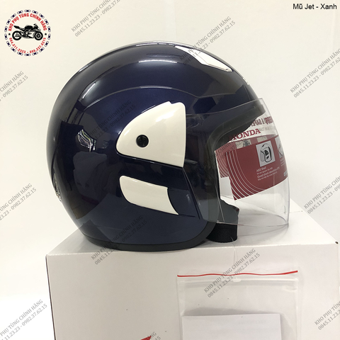 Mũ bảo hiểm Jet - Xanh bóng