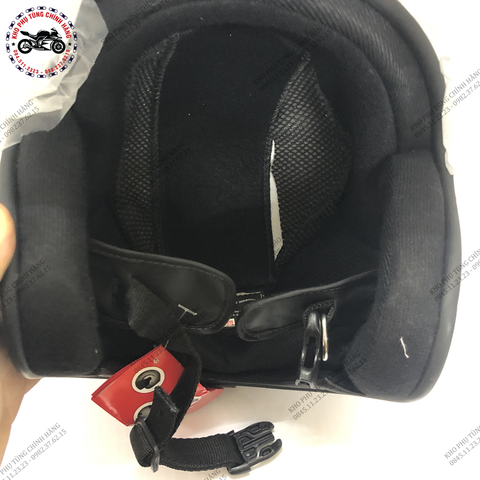 Mũ bảo hiểm Jet - Đen bóng