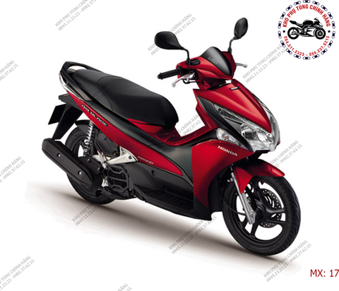 Bộ dàn áo AirBlade-2011. Có 6 màu: Đen bạc, Trắng bạc, đỏ bạc, đỏ đen, trắng xám, đen xám