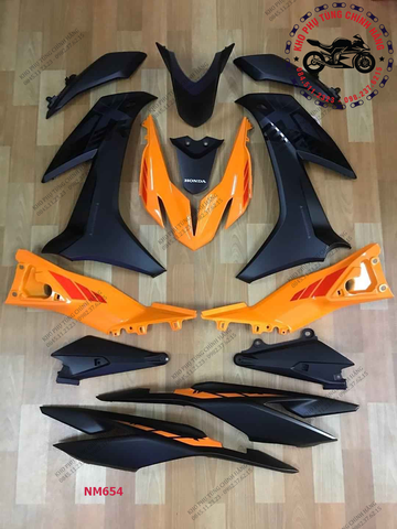 14 chi tiết nhựa màu theo xe Winner X-2019. Có đủ các màu theo xe